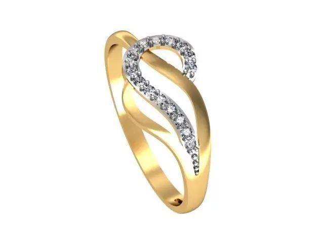 Ring Wave set 3D print model_0