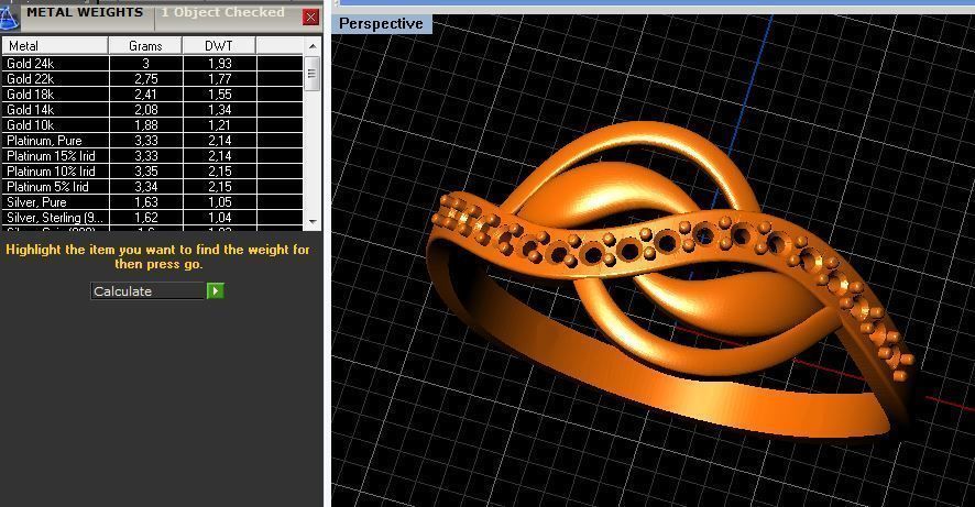 Ring Waves set 3D print model_1