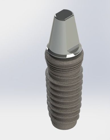 dental implant  Free 3D model_0