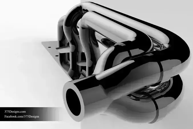 Exhaust Manifold Free 3D model