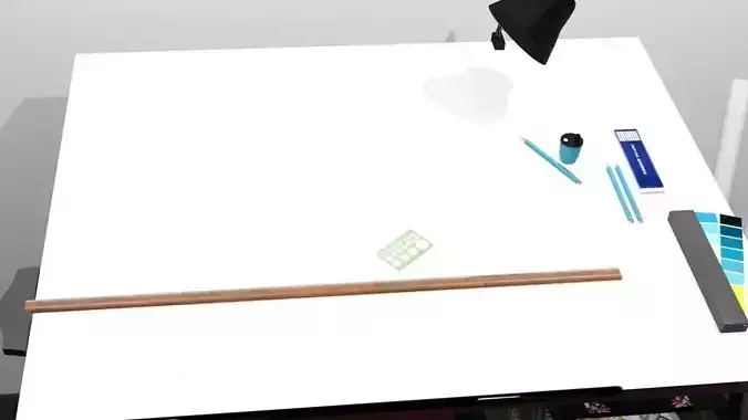 Drafting Table and Accesories