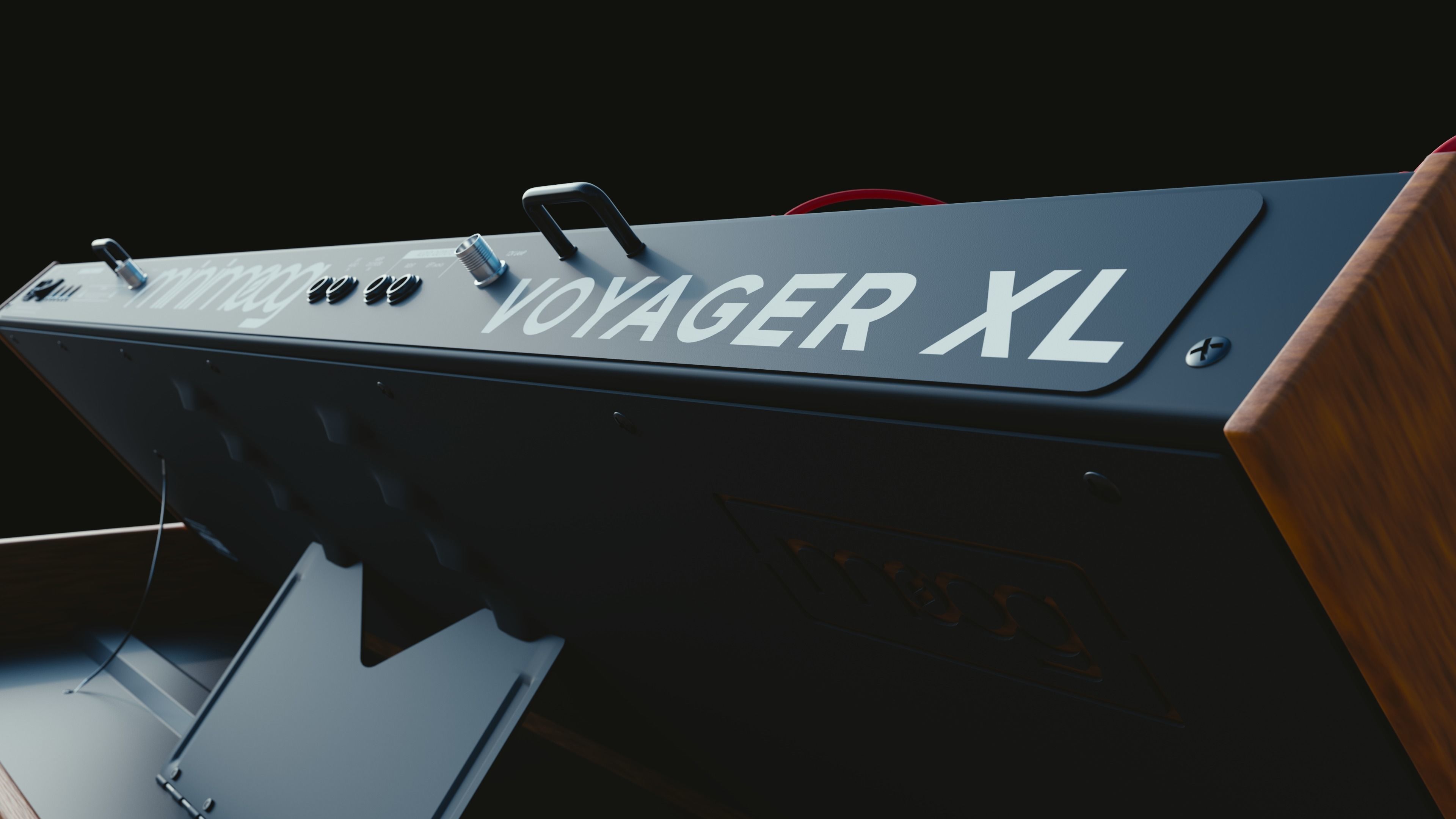 Moog Voyager XL Synthesizer 3D model_5