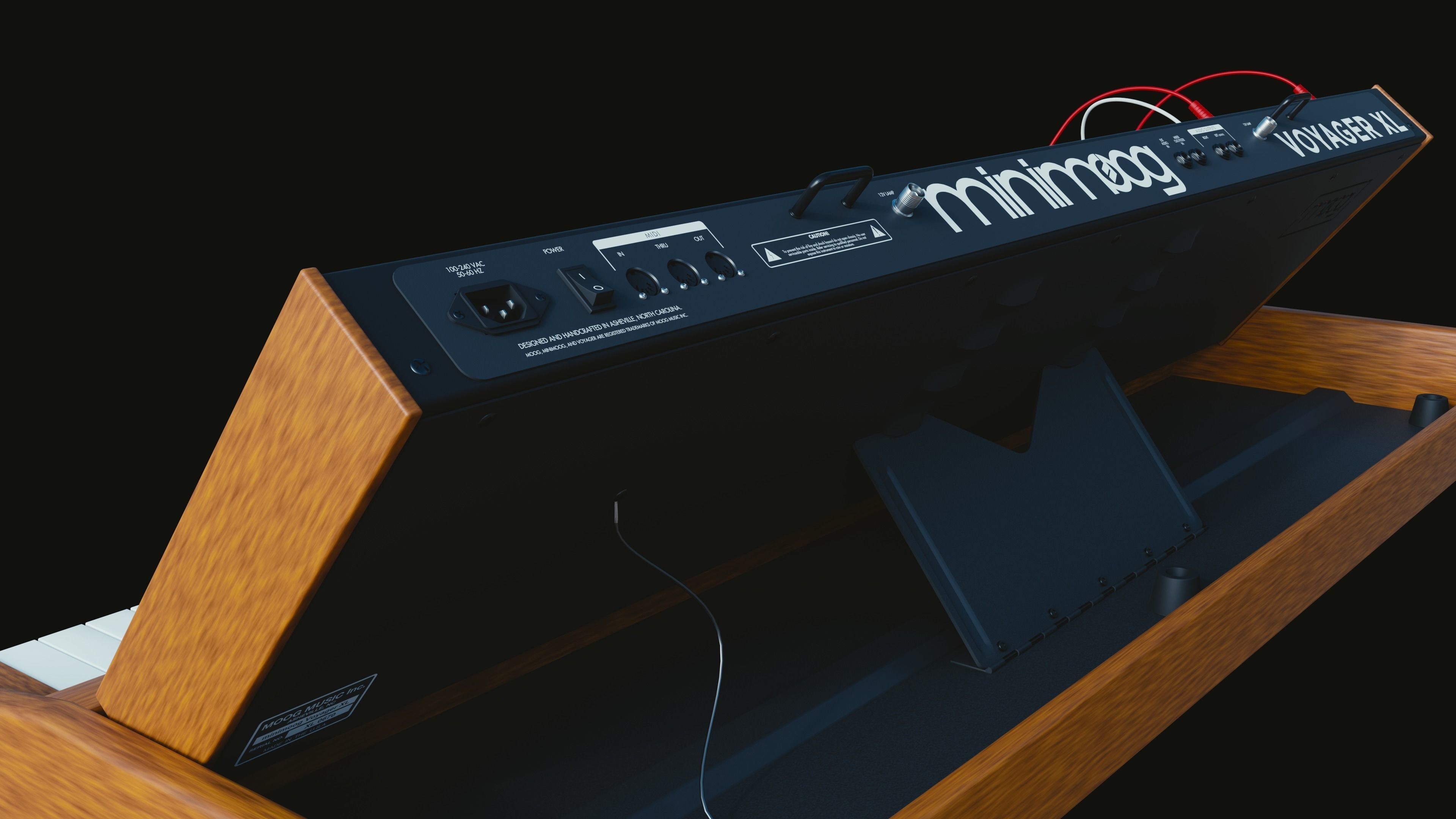 Moog Voyager XL Synthesizer 3D model_6