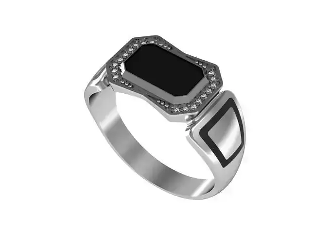 Finger ring Onyx