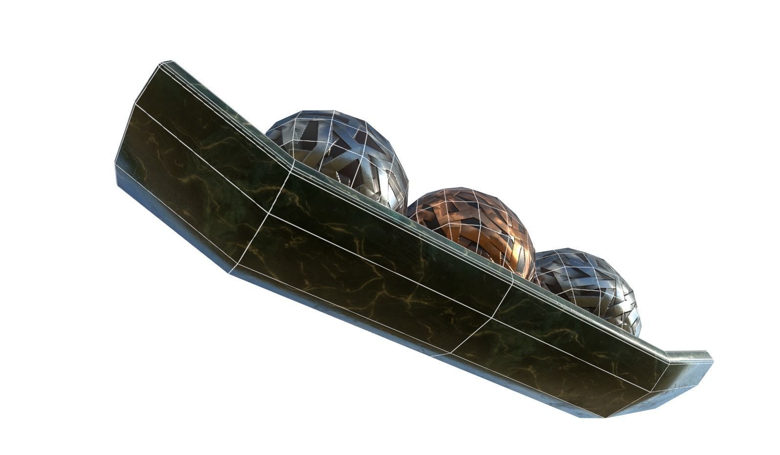 Table Decoration Low-poly 3D model_5