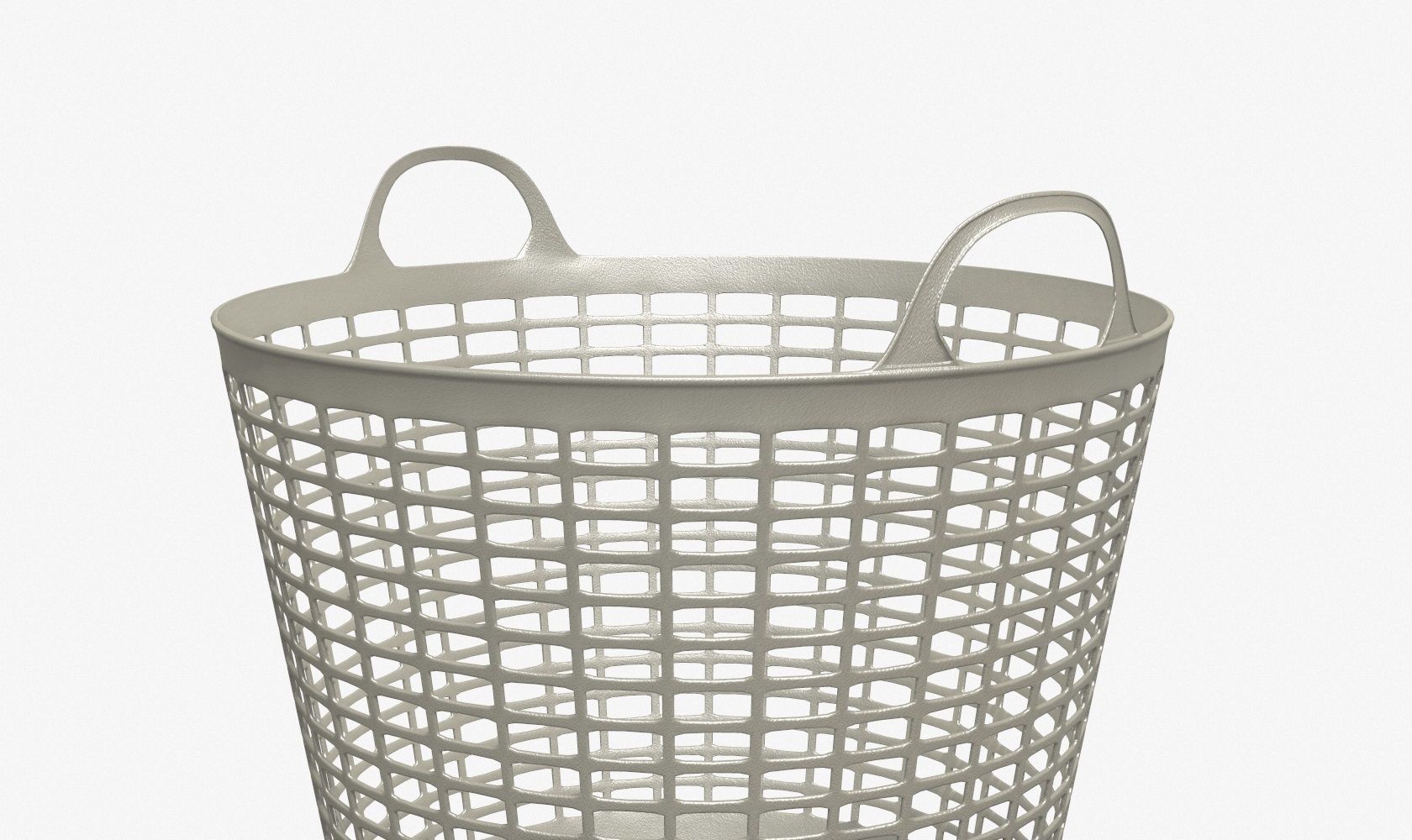 Laundry Basket V2 Low-poly 3D model_9