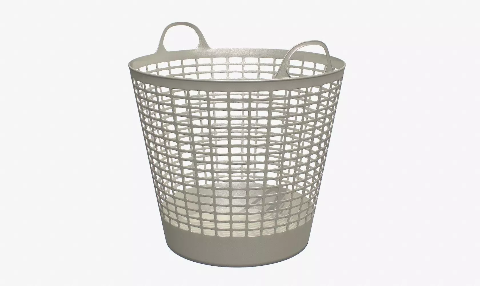 Laundry Basket V2 Low-poly 3D model_0