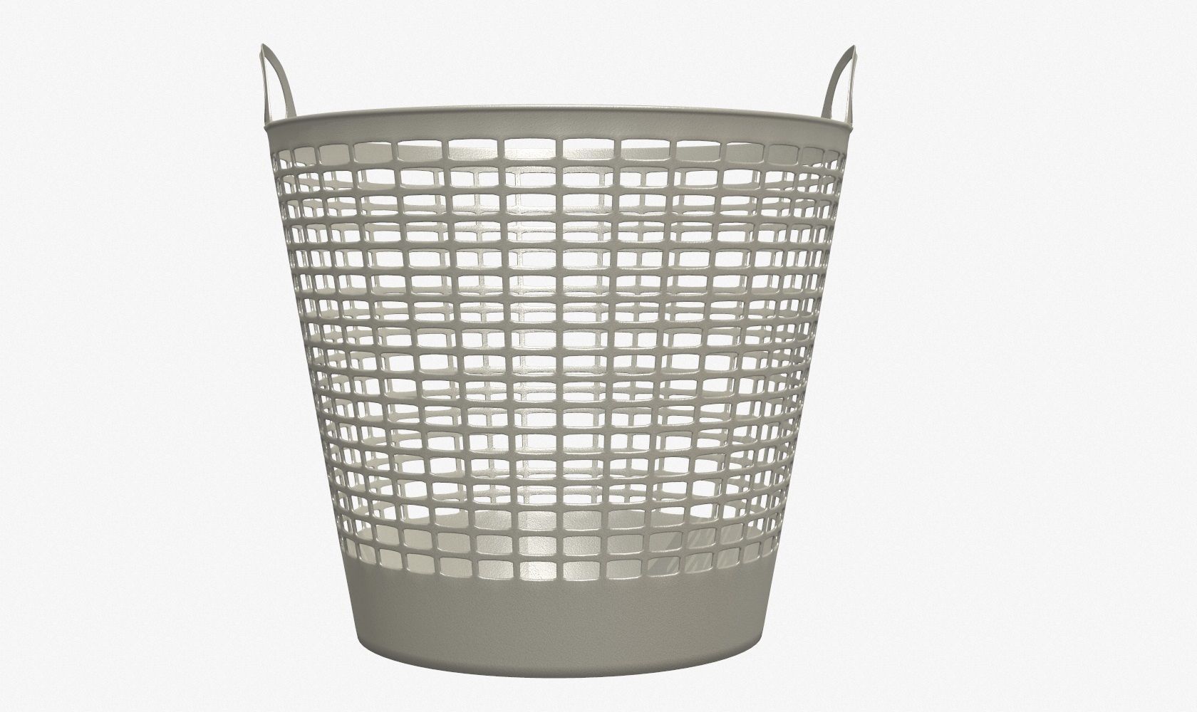 Laundry Basket V2 Low-poly 3D model_8