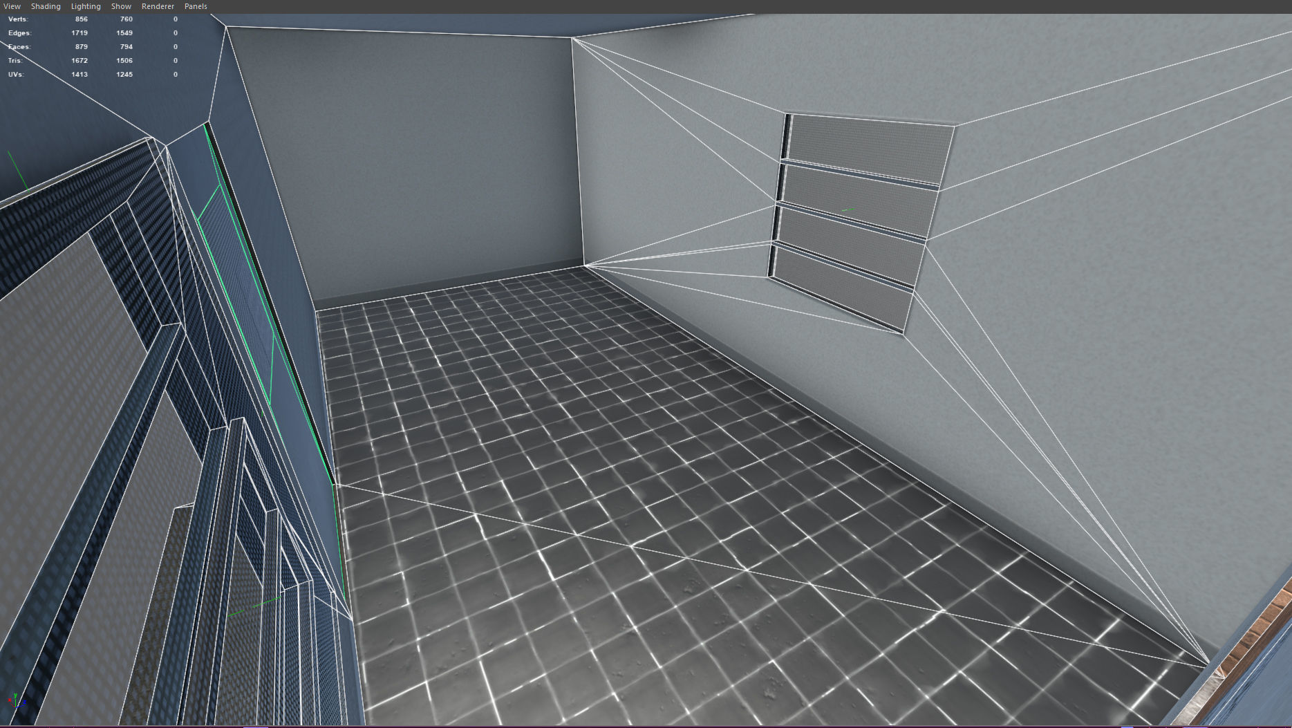 Security Booth - PBR - VR AR Low-poly 3D model_18