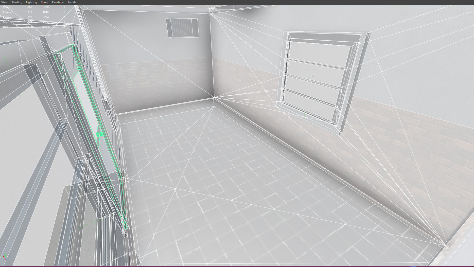 Security Booth - PBR - VR AR Low-poly 3D model_19