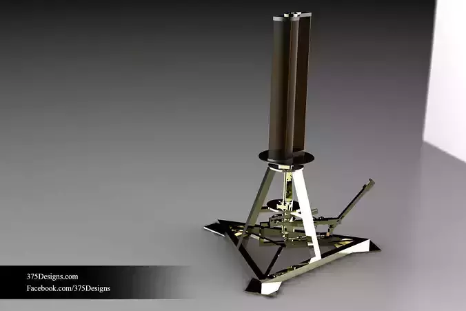 Savonius Wind Turbine Free 3D model