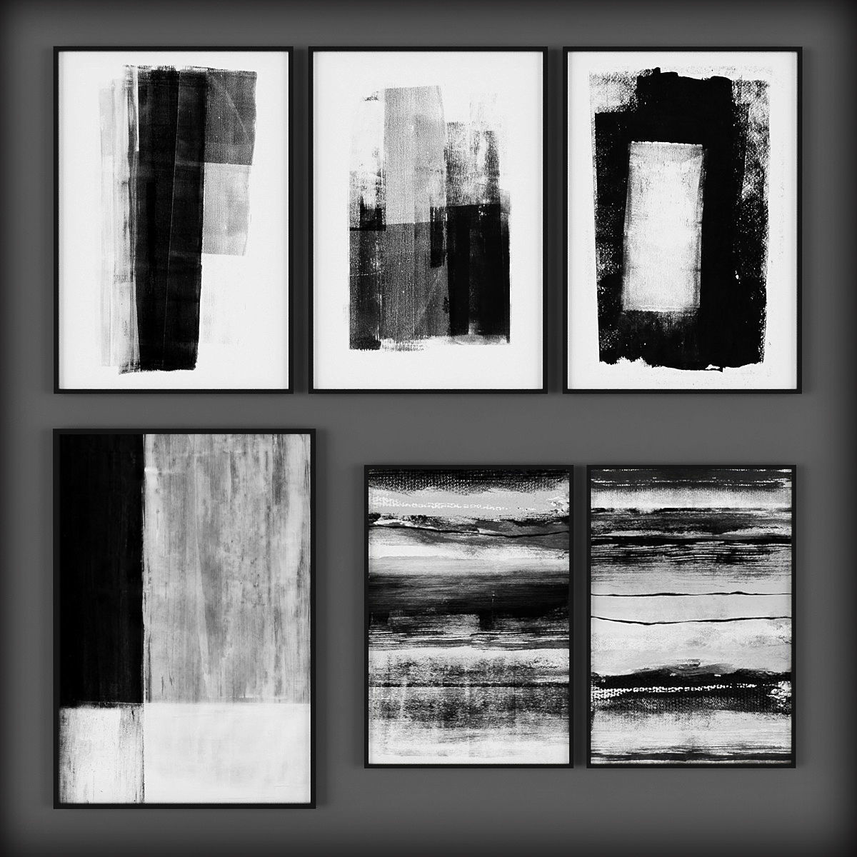 Picture Frames Low-poly 3D model_2