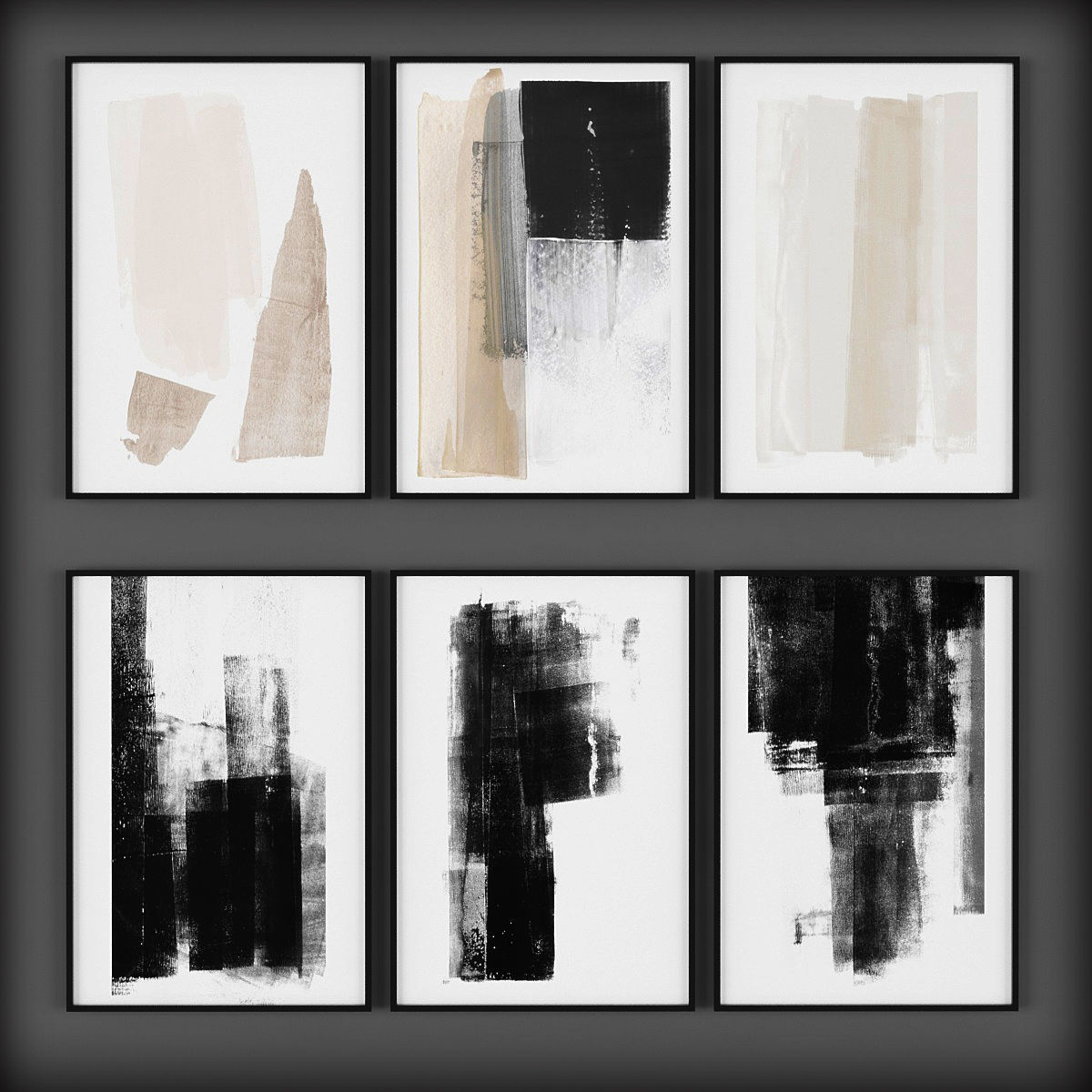 Picture Frames Low-poly 3D model_1