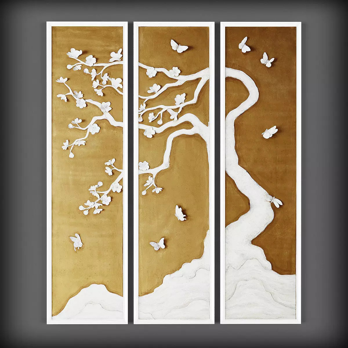 Picture Frames Low-poly 3D model_0