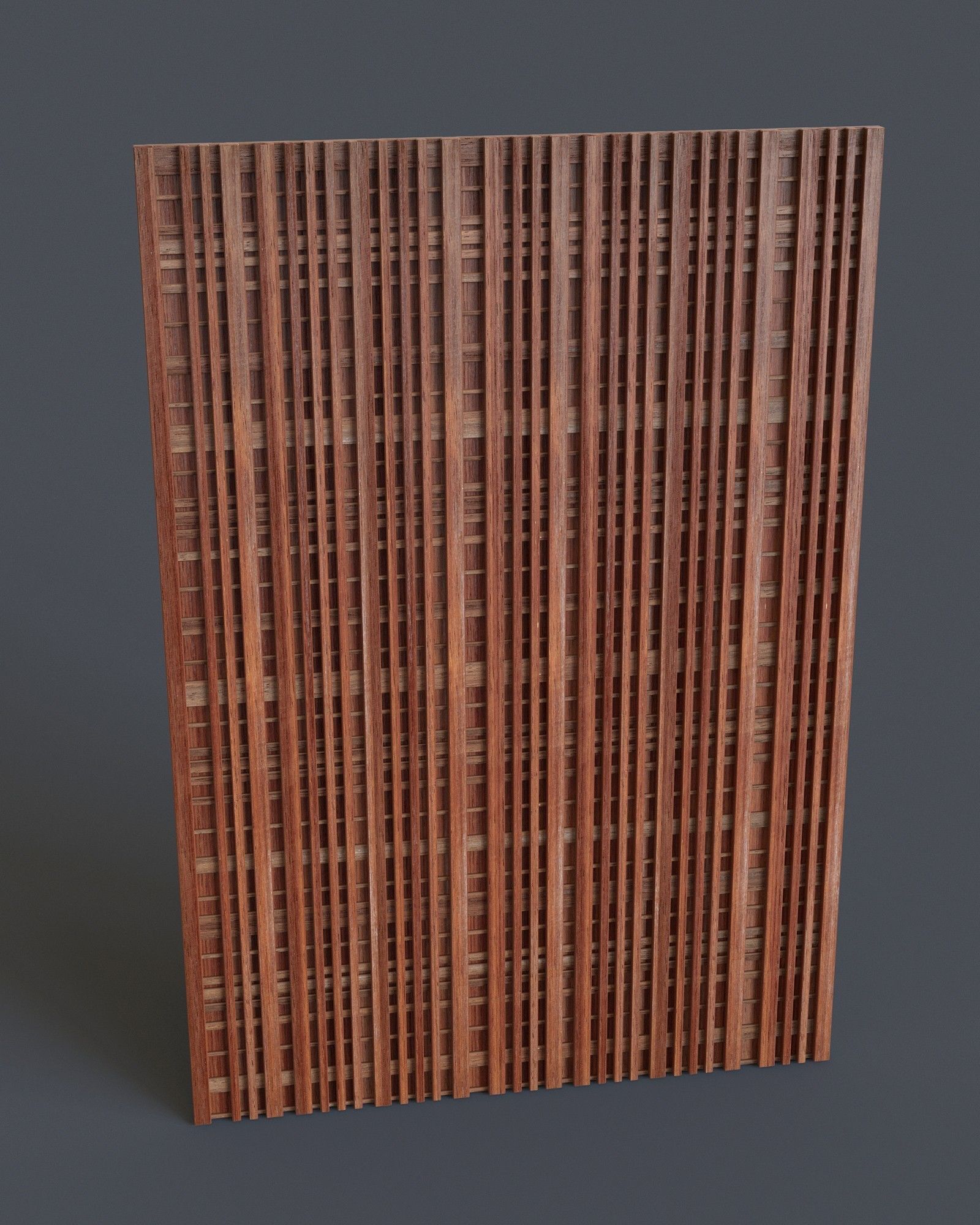 Tileable wooden panels 3D model_1
