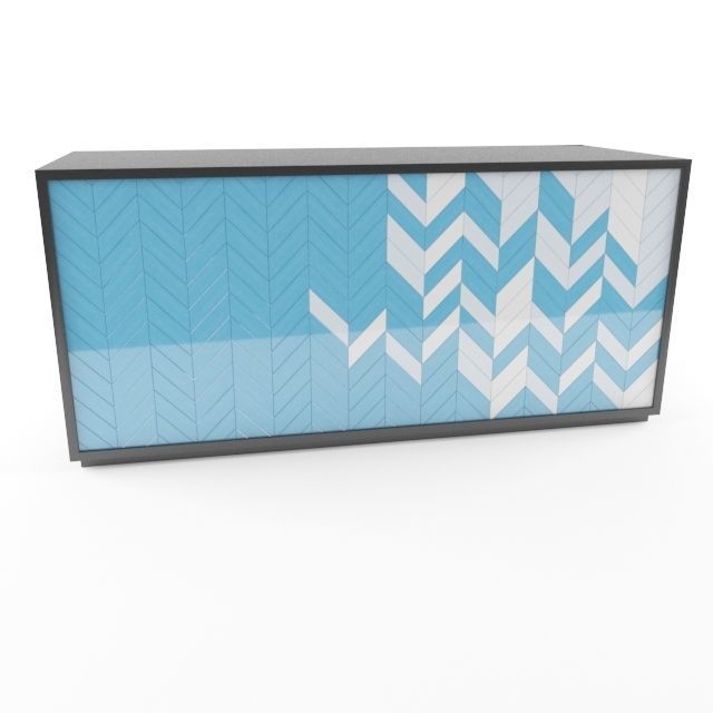 Reception Desk 3D model_3