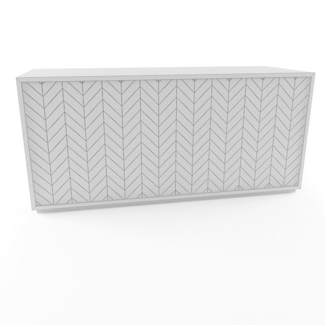 Reception Desk 3D model_4