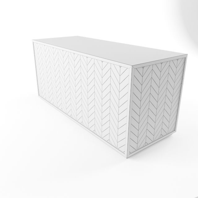 Reception Desk 3D model_8