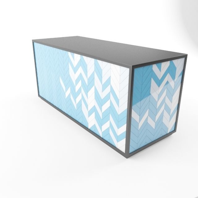 Reception Desk 3D model_9