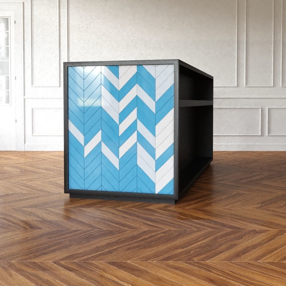 Reception Desk 3D model_10