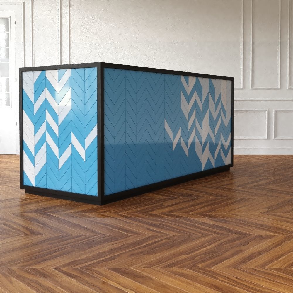 Reception Desk 3D model_1