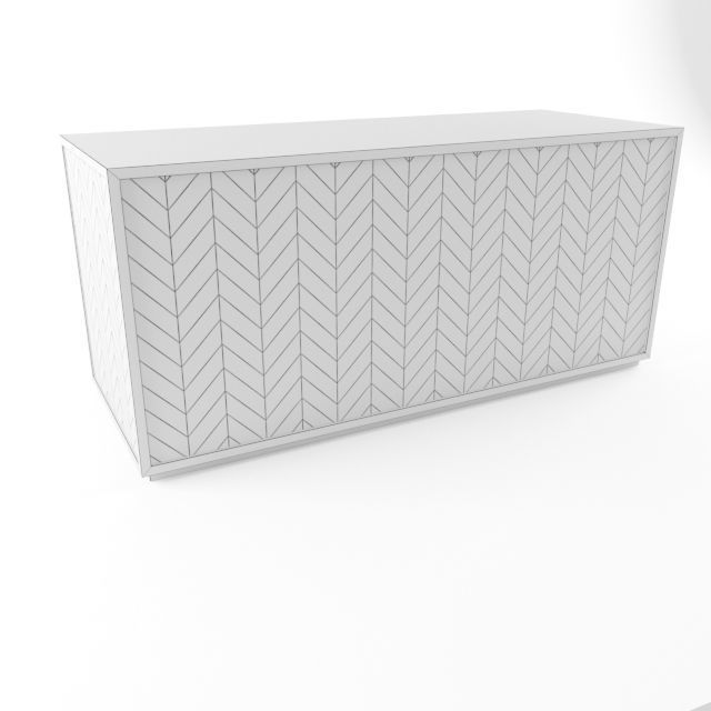 Reception Desk 3D model_7