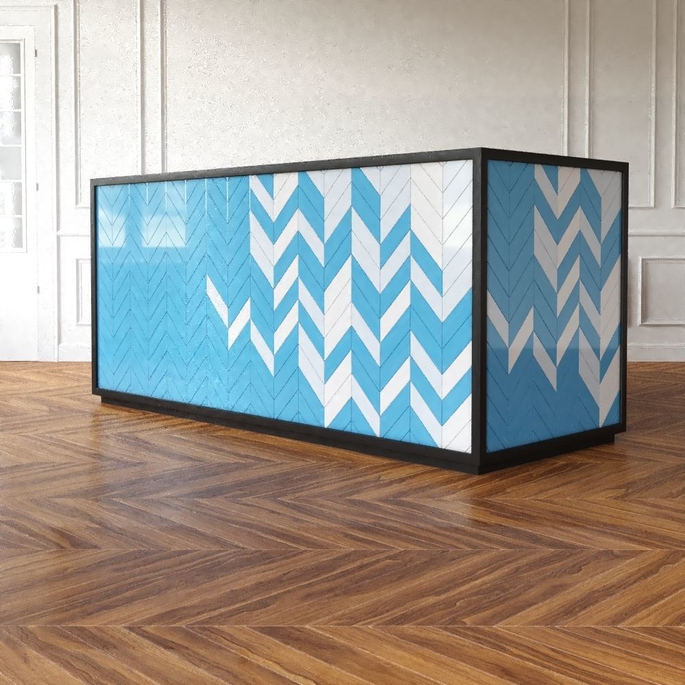 Reception Desk 3D model_11