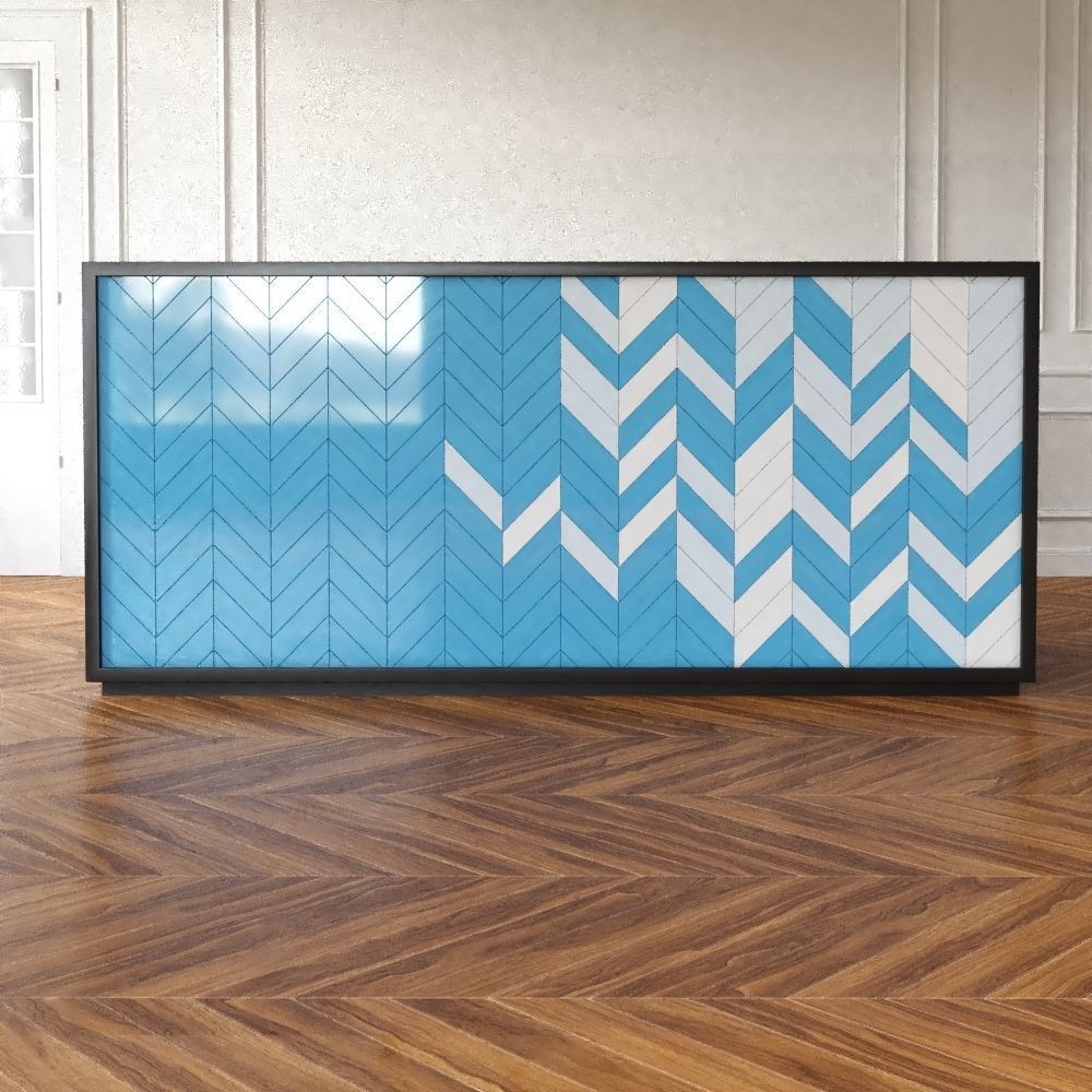 Reception Desk 3D model_2