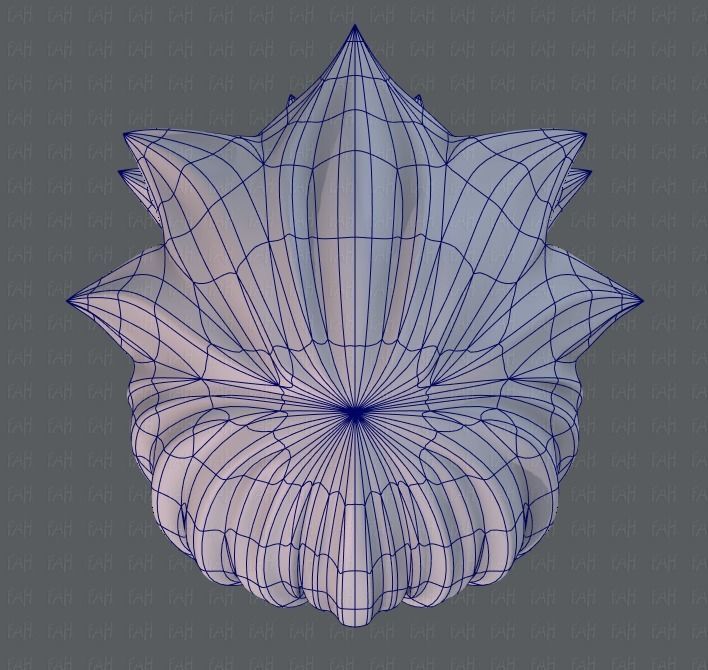 3D Hair style for boy V04 Low-poly 3D model_34