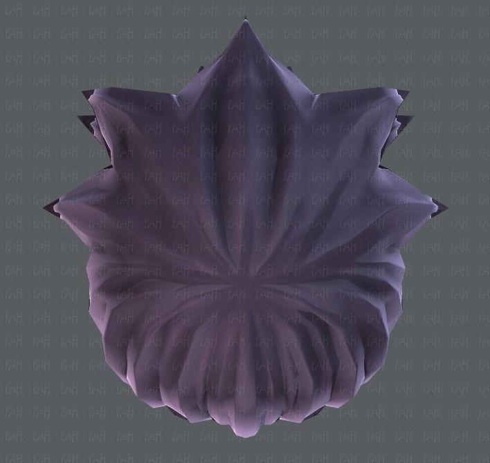 3D Hair style for boy V04 Low-poly 3D model_35