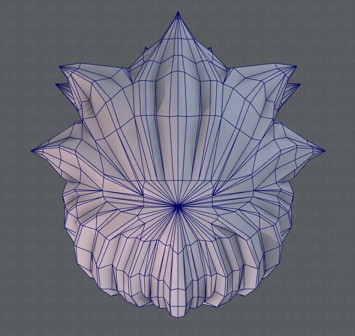 3D Hair style for boy V04 Low-poly 3D model_36