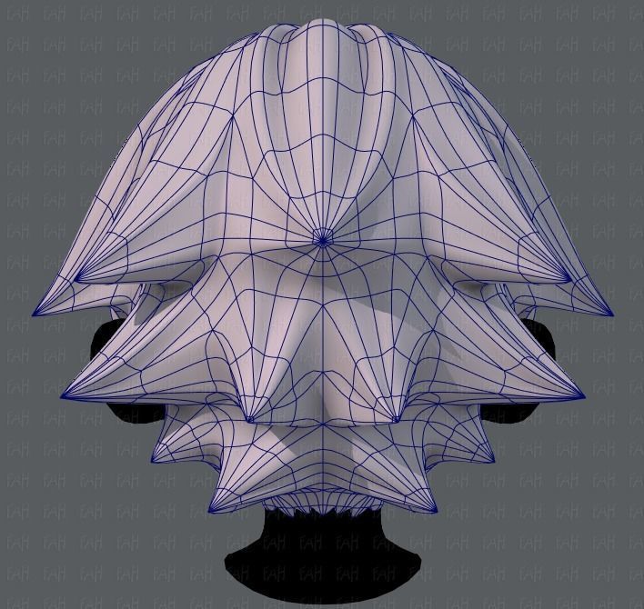 3D Hair style for boy V04 Low-poly 3D model_13