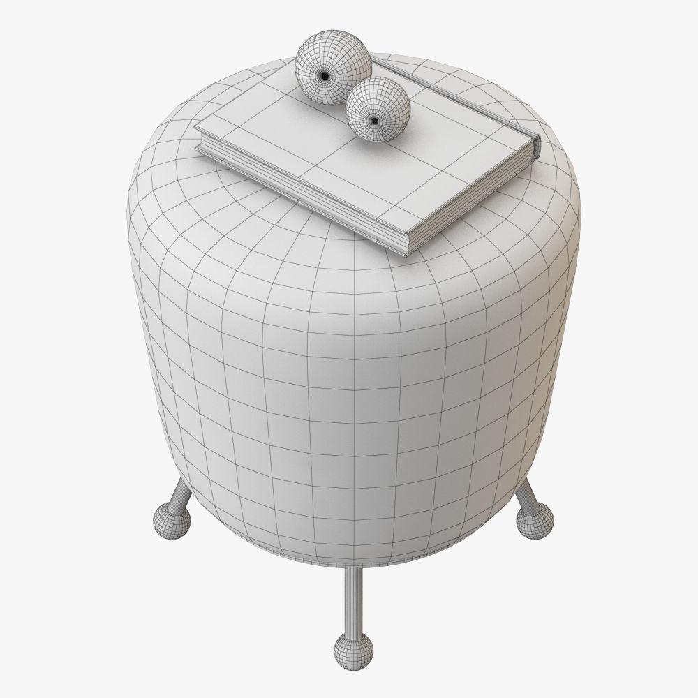 Somali Ottoman 3D model_5