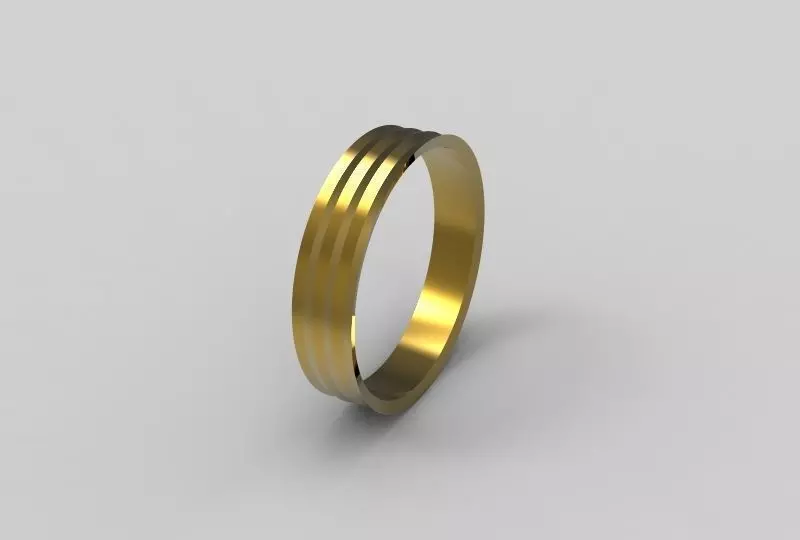 alianza de casamiento Free 3D model_0