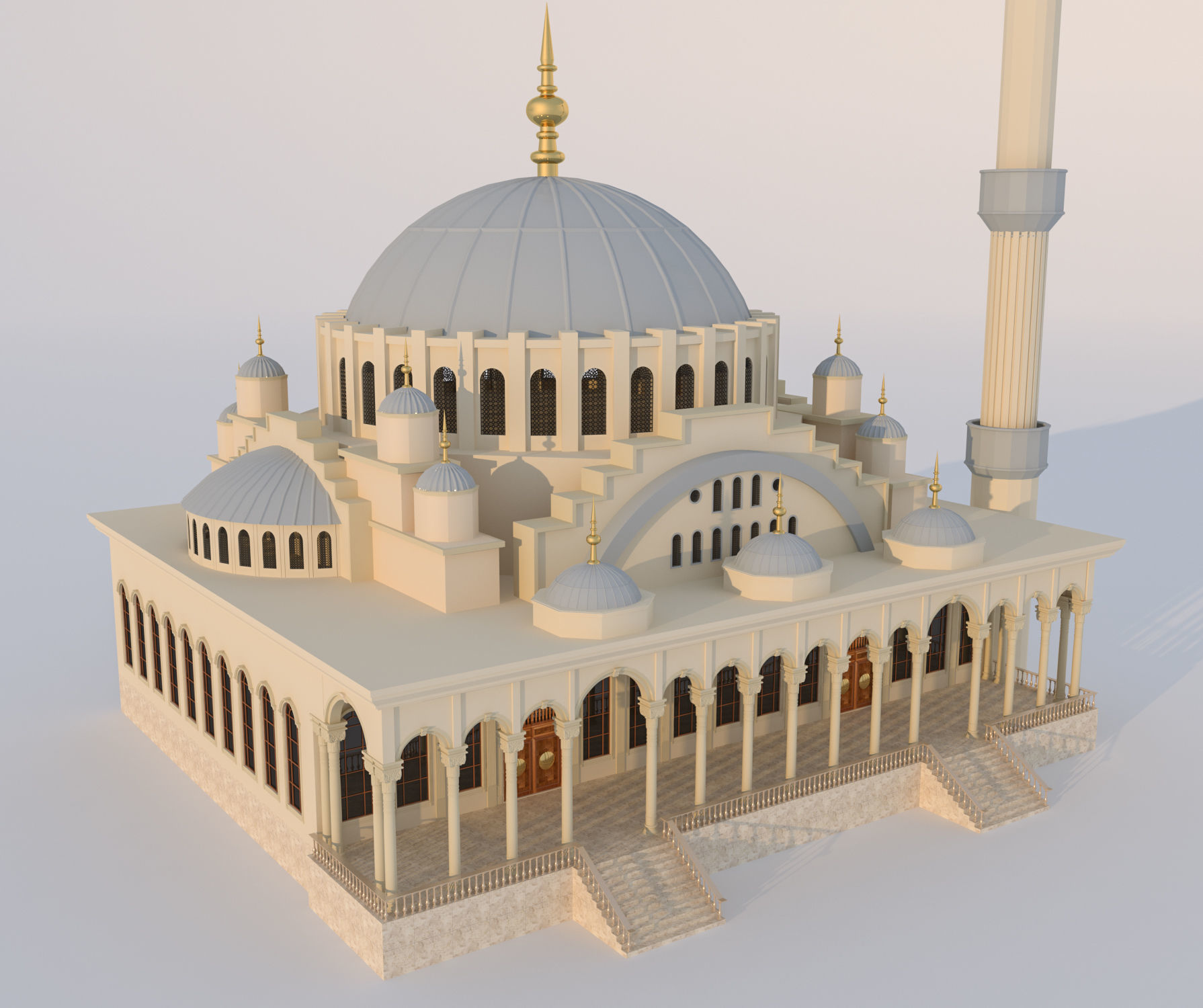 Mosque 3D model_6