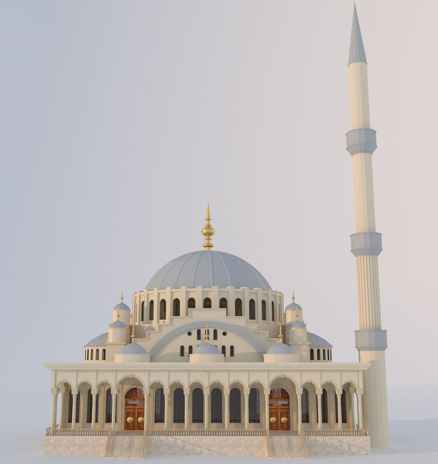 Mosque 3D model_4