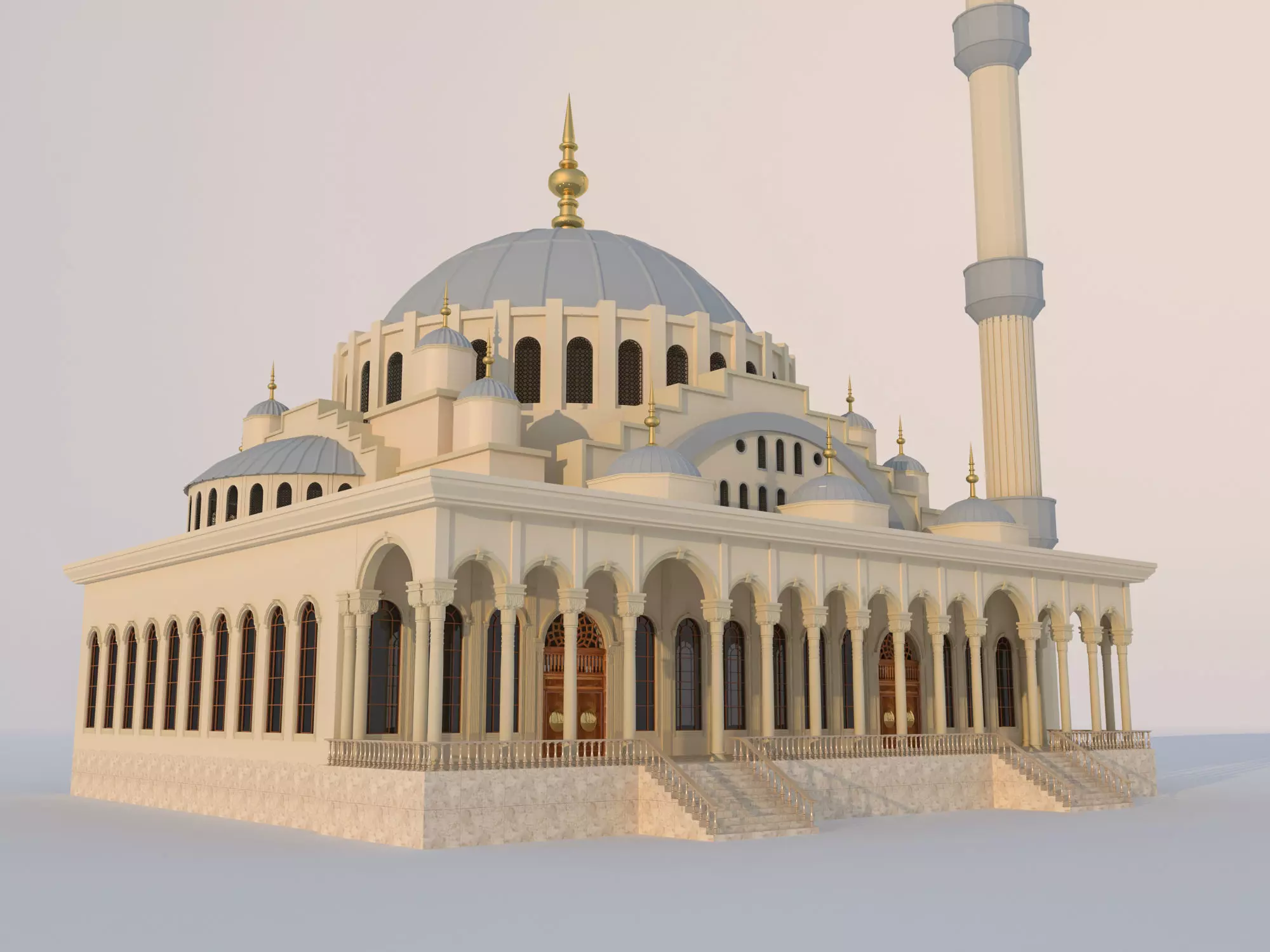 Mosque 3D model_0