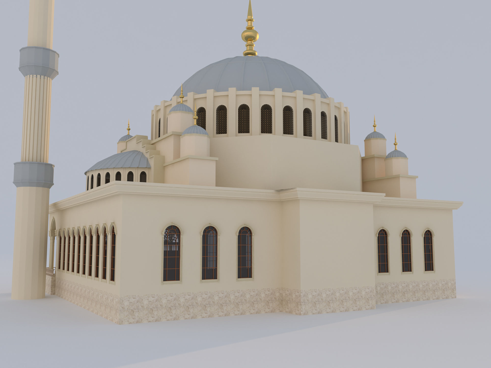 Mosque 3D model_2
