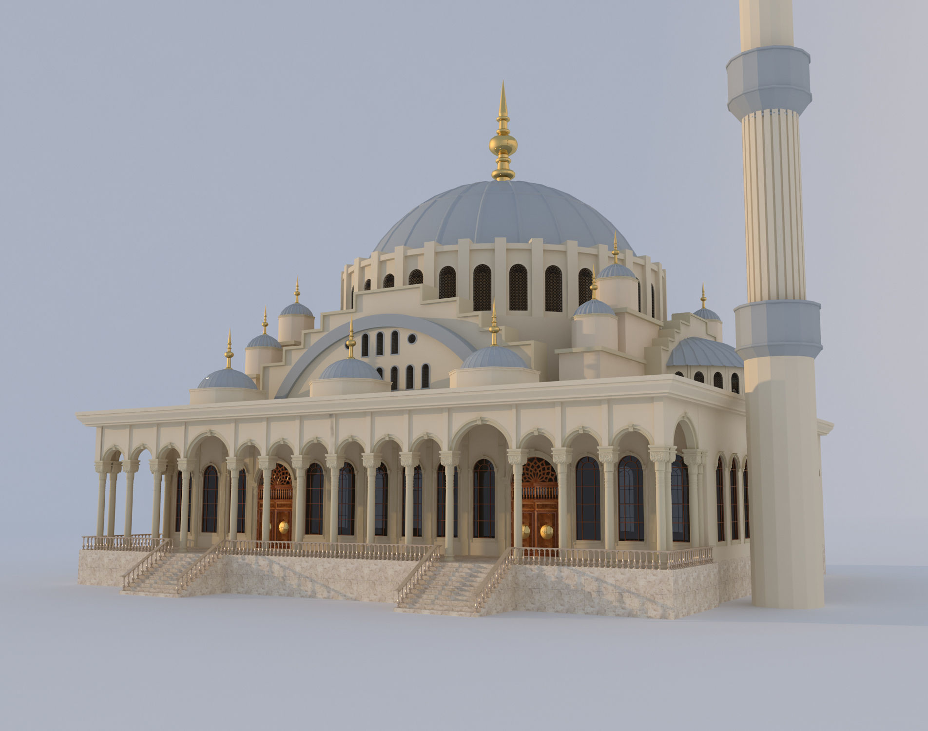Mosque 3D model_5