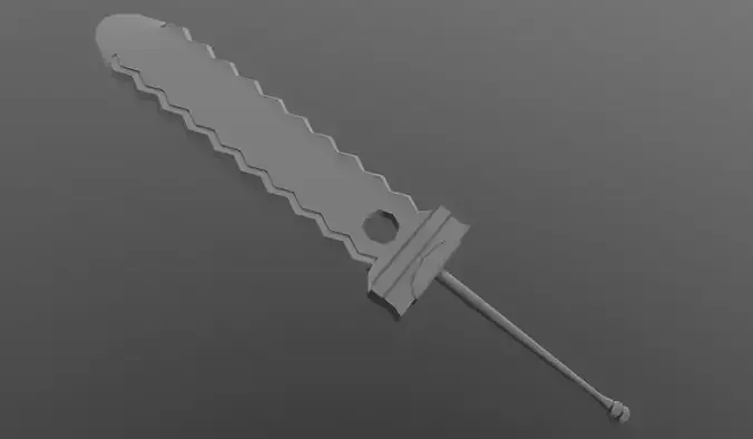 Greatsword fantasy Free low-poly 3D model