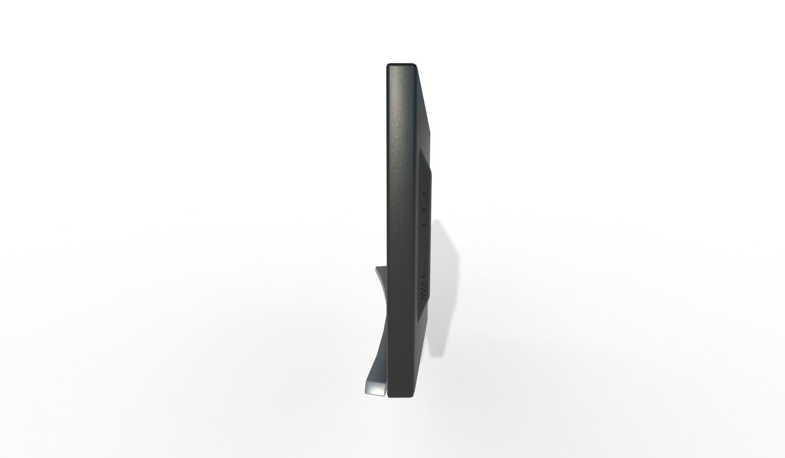 Flatscreen TV Low-poly 3D model_3