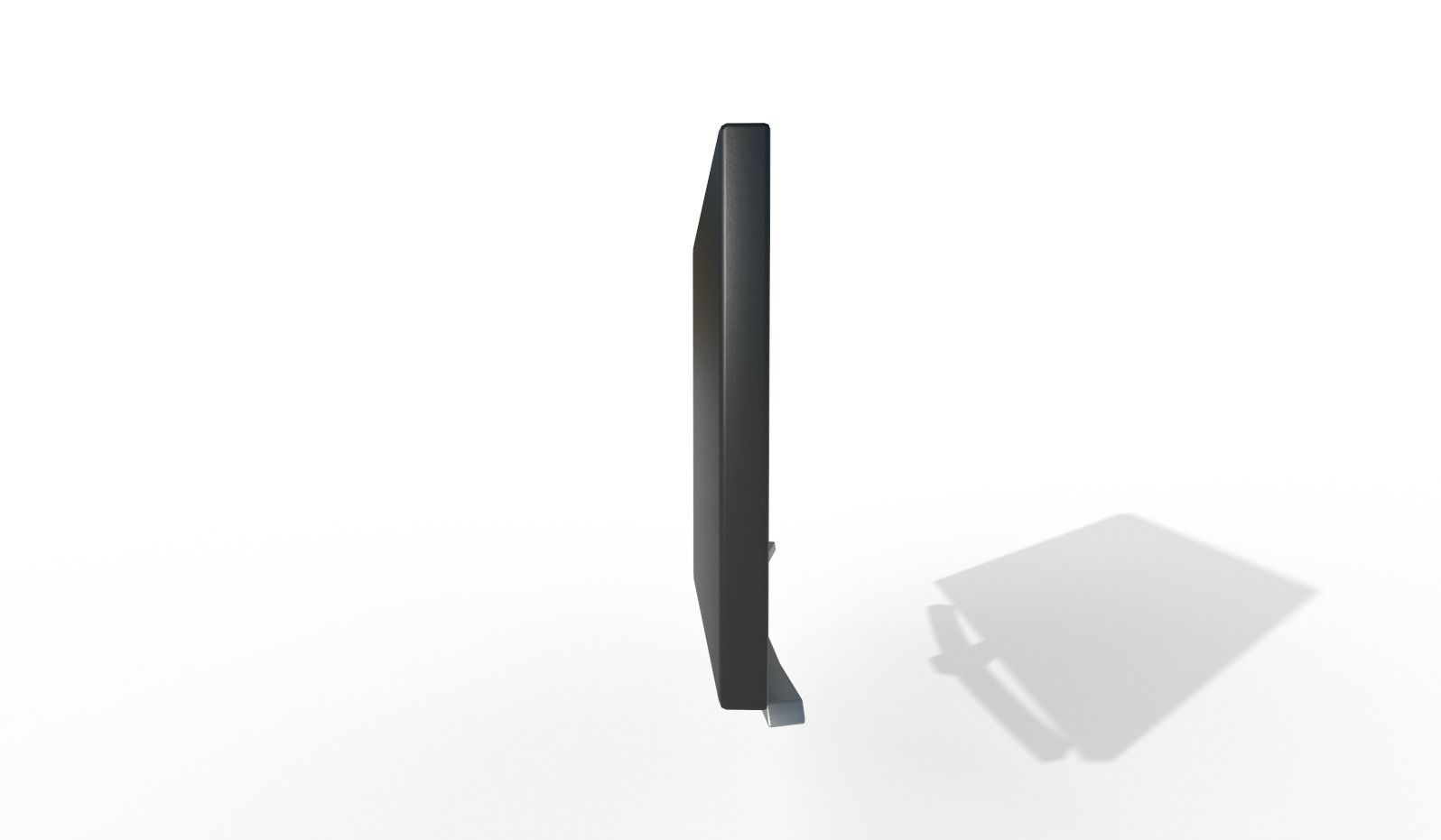 Flatscreen TV Low-poly 3D model_4