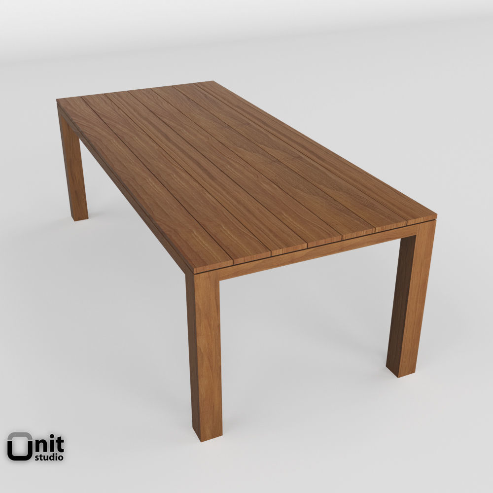 Kos Table collection by Tribu  3D model_5