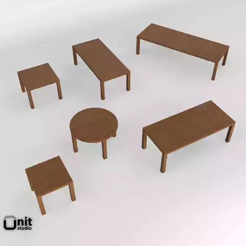 Kos Table collection by Tribu 