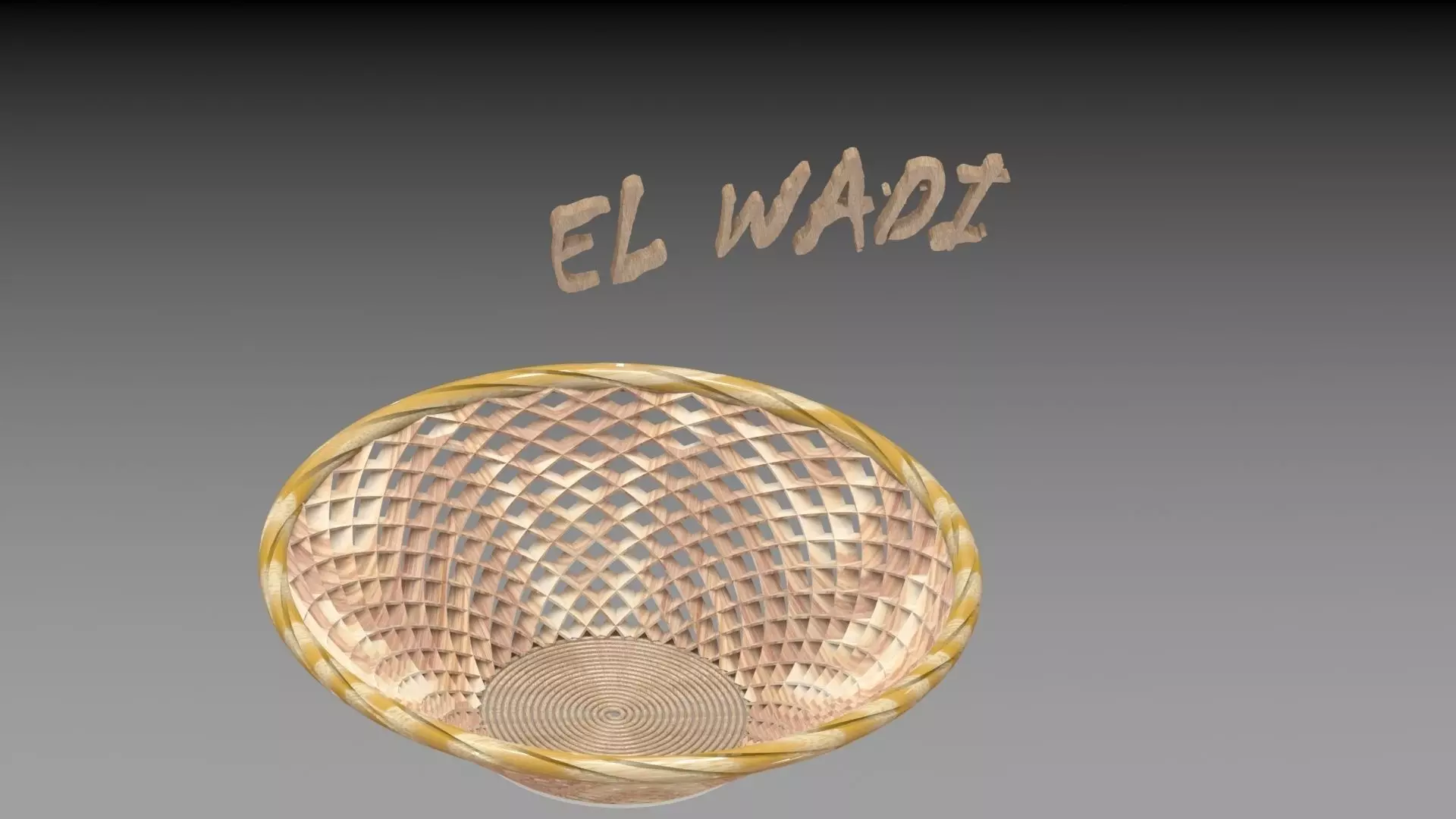 basket spiral Free 3D model_0