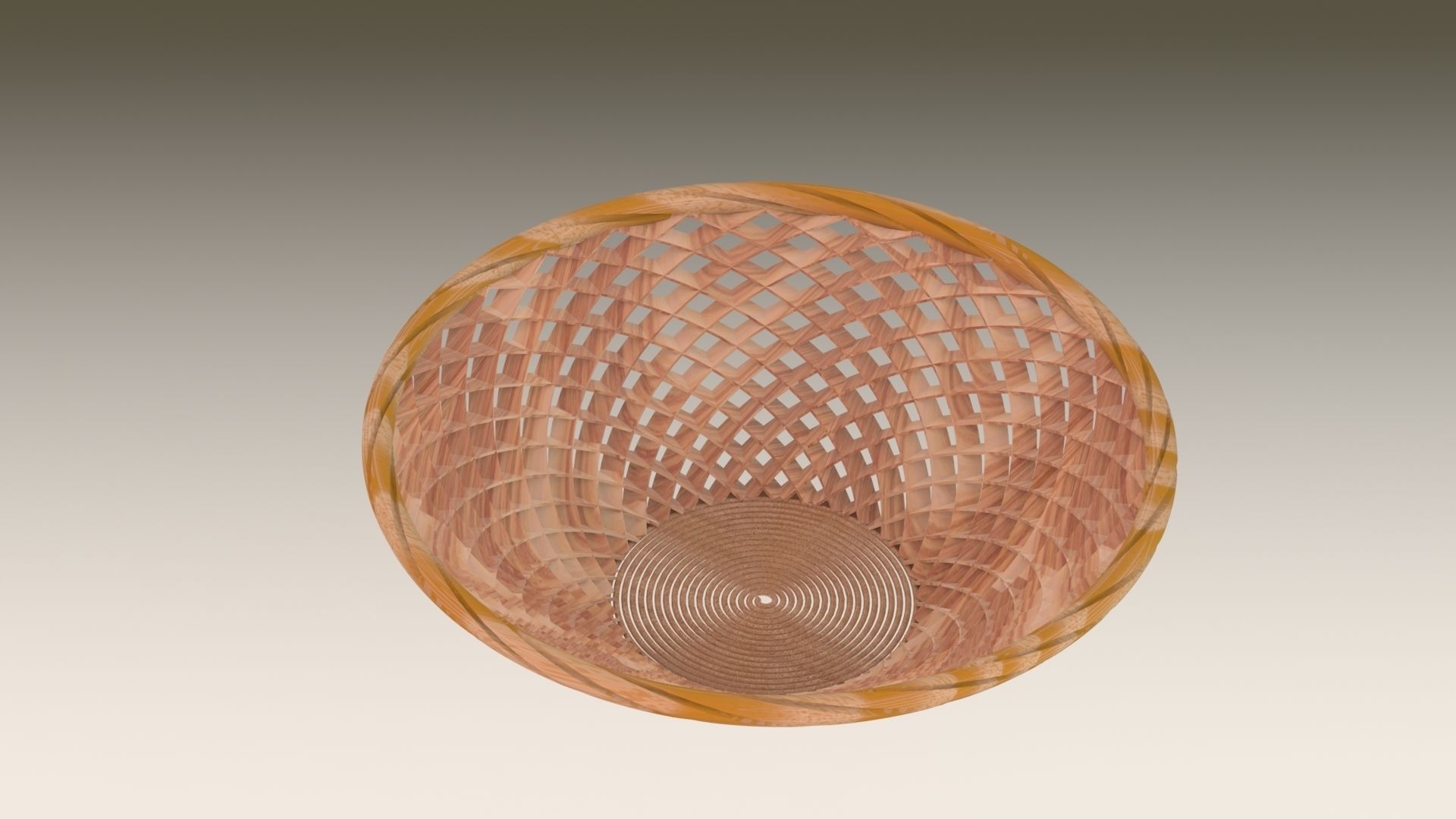 basket spiral Free 3D model_2