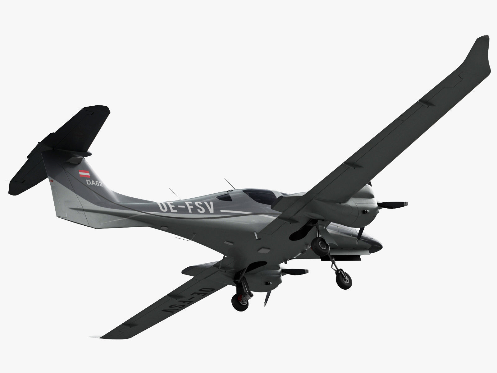 Diamond DA62 3D model_6