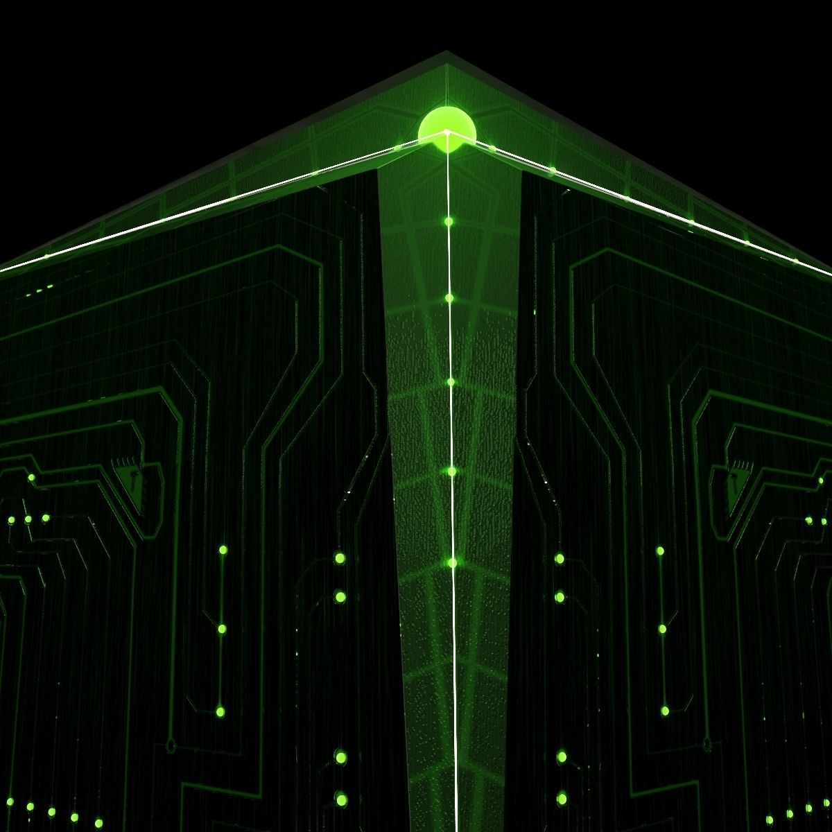 Alien Cube 3D model_3