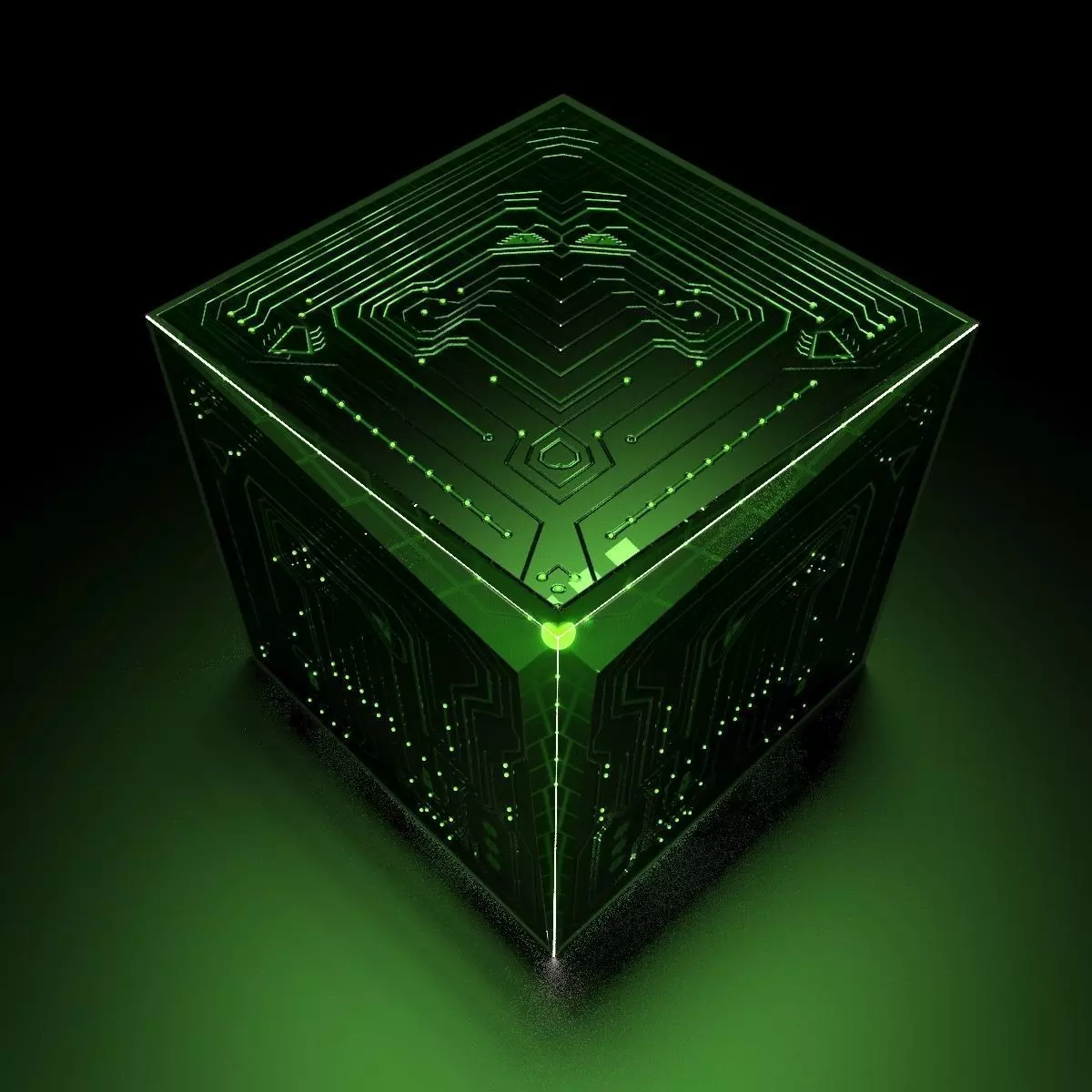 Alien Cube 3D model_0