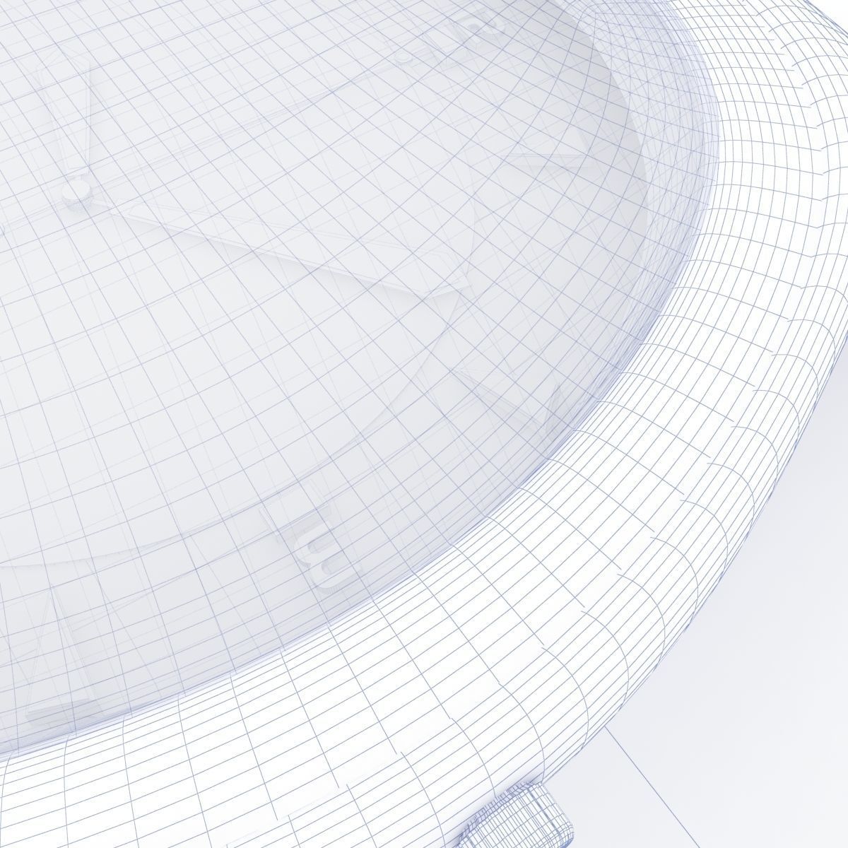 metal wrist watch 3D model_5